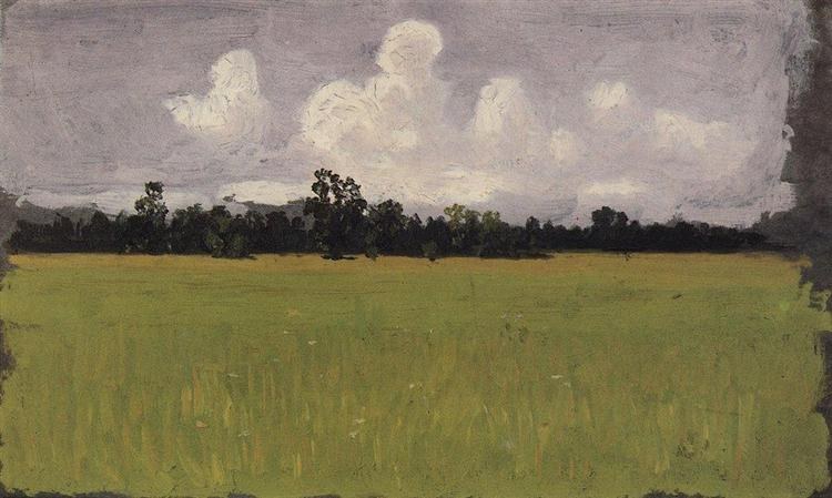 Осень. Степь, 1875 - Архип Куинджи