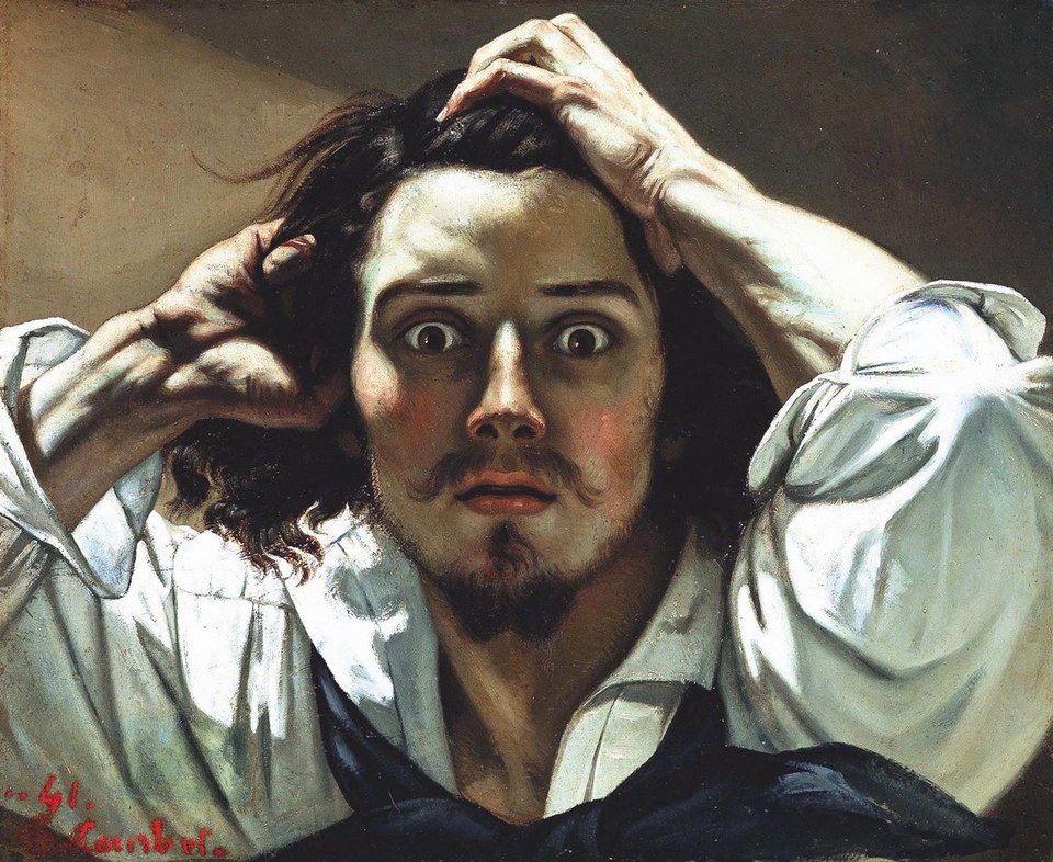 Отчаявшийся человек (Автопортрет), 1843 - 1845