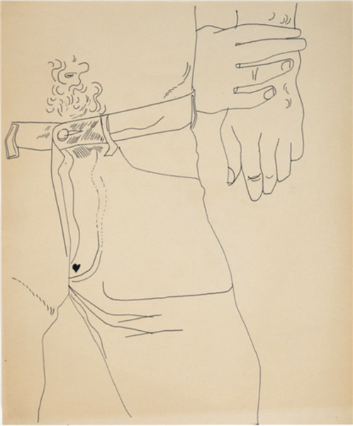 Стоящий мужской торс, 1950 - 1955