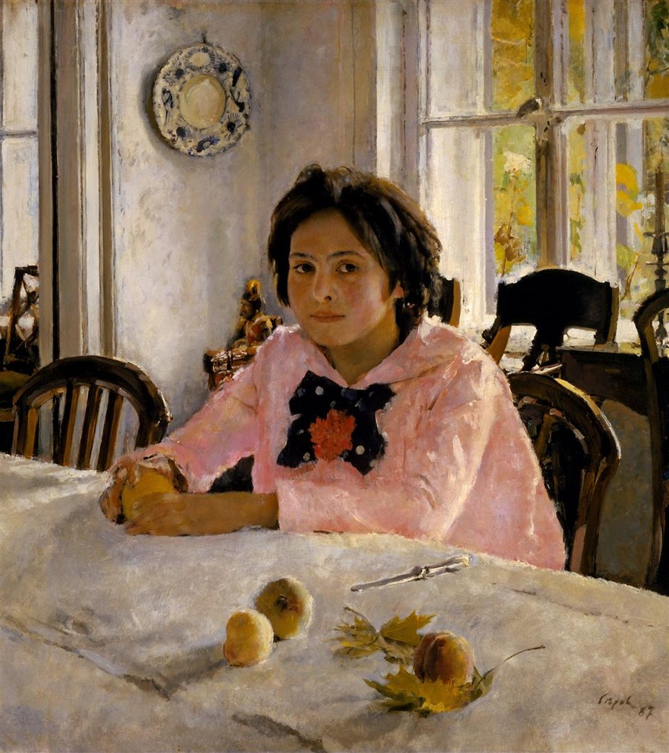 Девушка с персиками, 1887