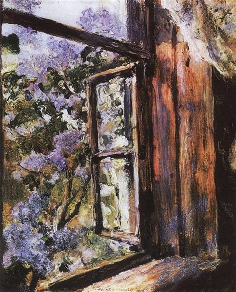 Открытое окно. Сирень, 1886