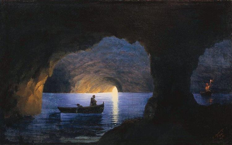 Лазурный грот. Неаполь, 1841
