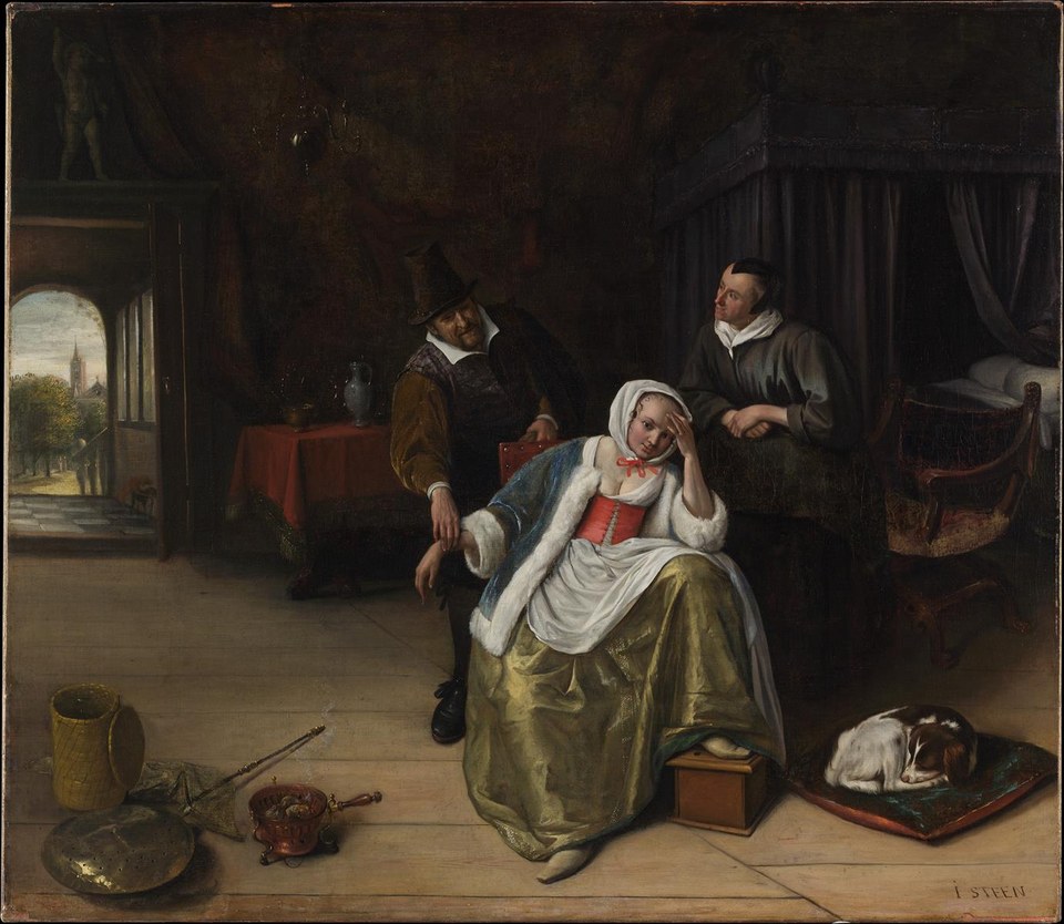 Влюбленная девушка, c.1660