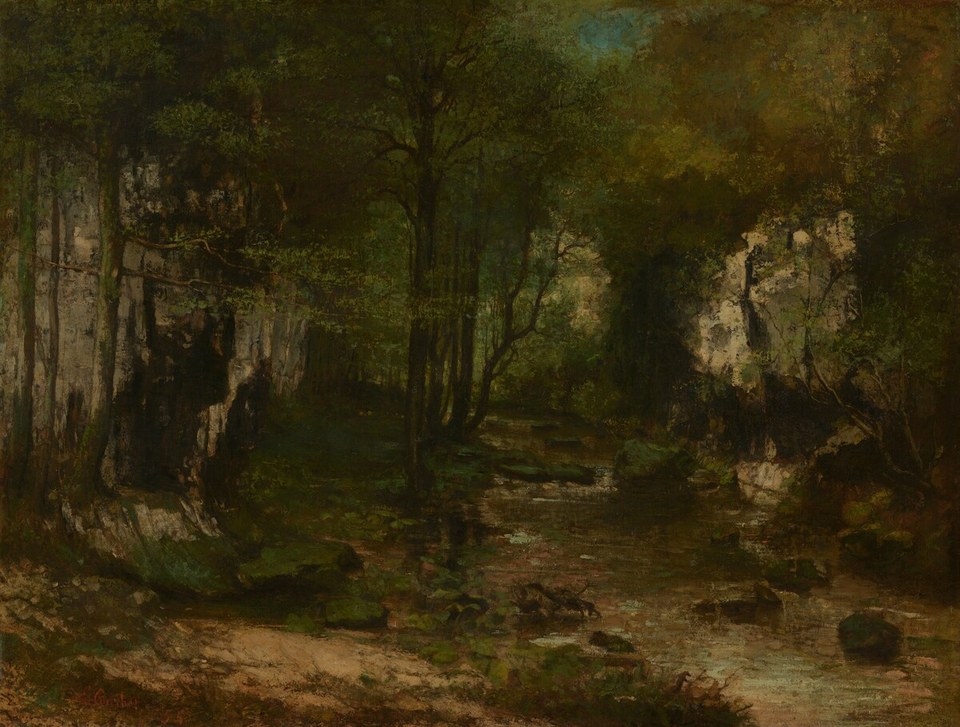 Ручей (Le Ruisseau du Puits-Noir; долина Лу)