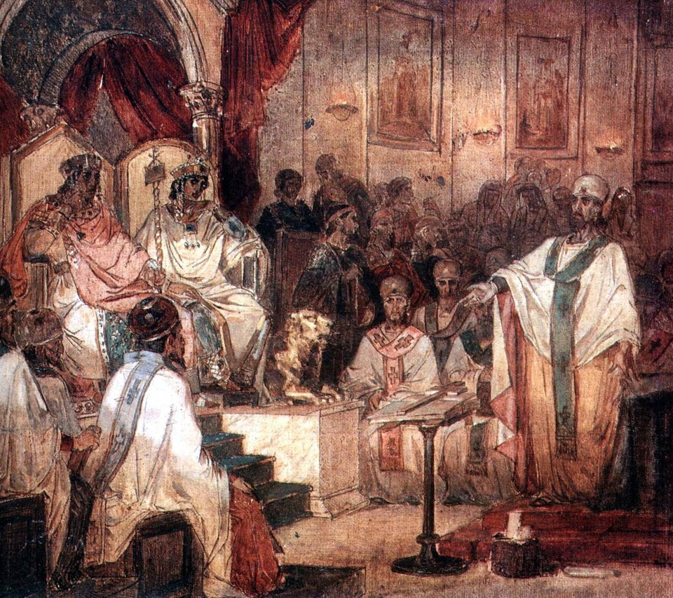 Четвертый Вселенский Халкидонский собор, 1876 - Василий Суриков