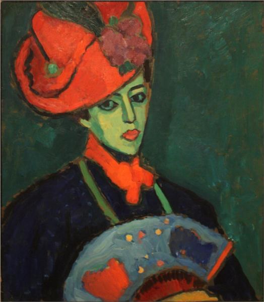 Шокко в красной шляпе, 1909