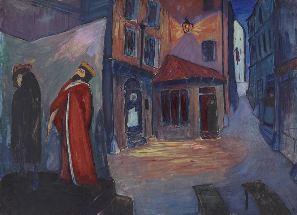 В ночи, 1910 - Марианна фон Веревкин