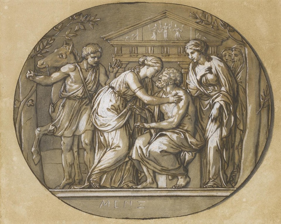 Эдип в Колонносе перед храмом Евменид, 1763