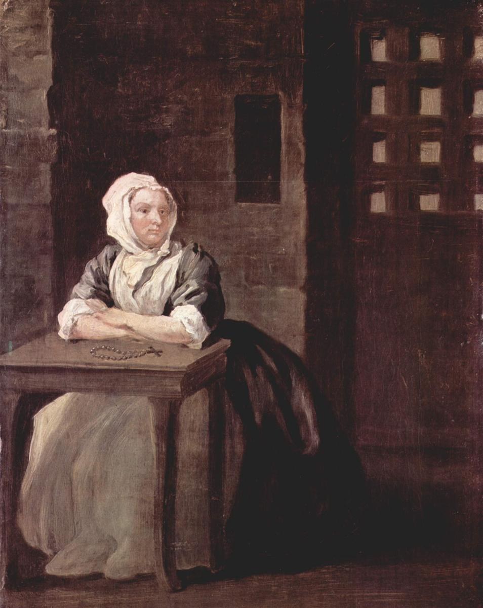 Портрет Сары Махолм в тюрьме, 1733