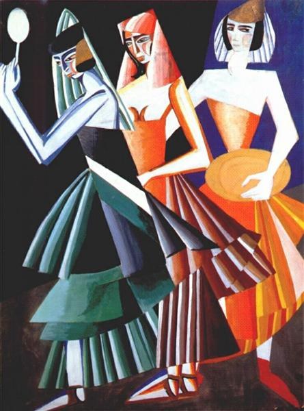 Эскиз костюма к «Танцу семи покрывал», 1917
