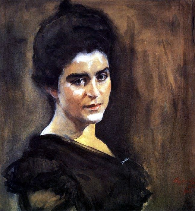 Портрет С. М. Драгомировой- Лукомской. 1900