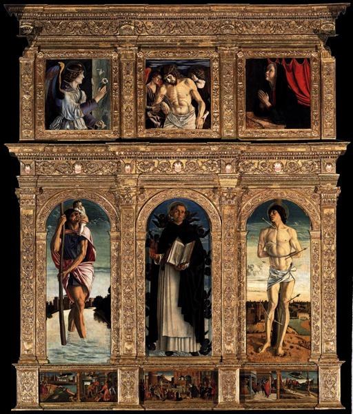 Полиптих Сан-Винченцо Феррери, 1464 - 1468