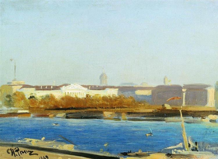 Адмиралтейство, 1869 - Илья Репин