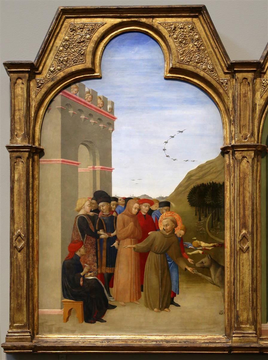 Полиптих Сансеполькро (фрагмент), c.1437 - c.1444 - Иль Сассетта (Стефано ди Джованни)