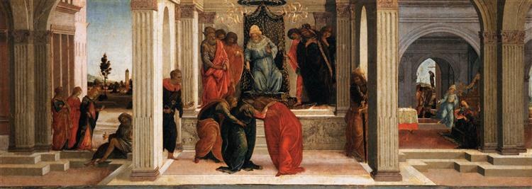 Три сцены из истории Эстер, 1470 - 1475