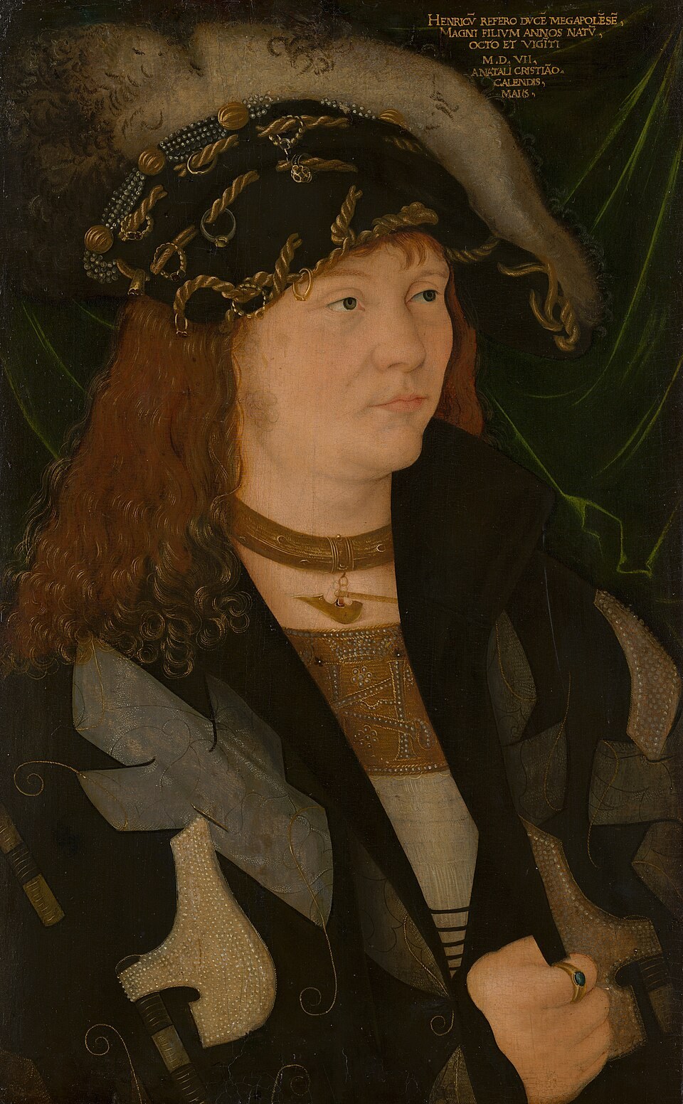 Портрет Генриха V (1479-1552), герцога Макленбургского