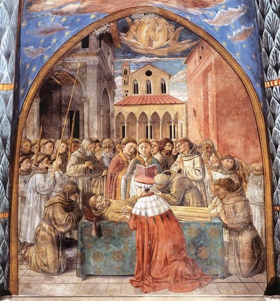 Смерть и вознесение святого Франциска, 1452