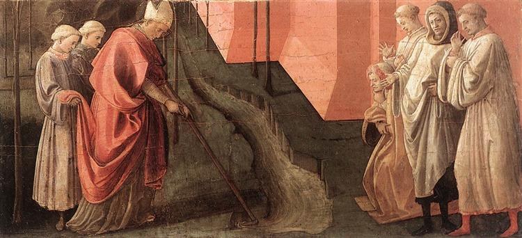 Святой Фредиан перенаправляет реку Серкьо, c.1438