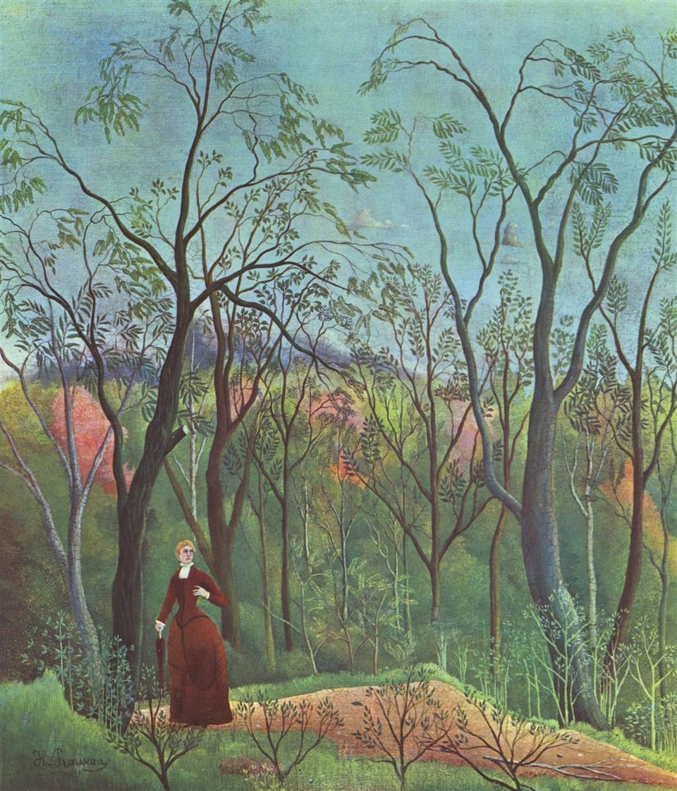 Прогулка в лесу, 1886 - 1890