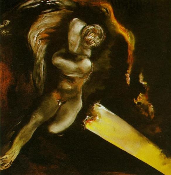 Спящий молодой Нарцисс, 1980