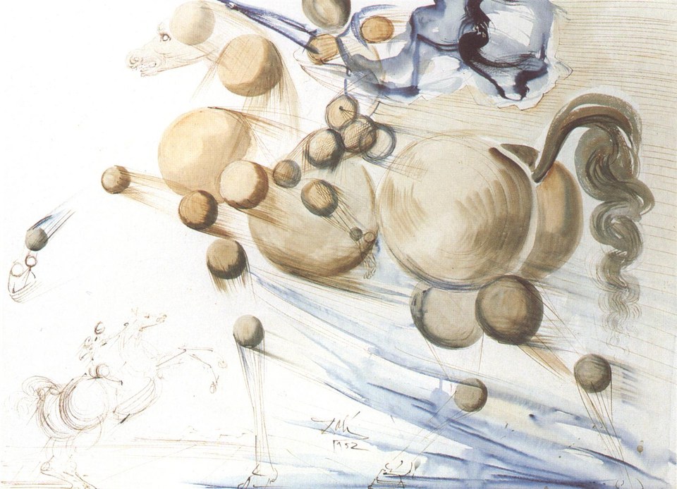 Прозрачный конь, 1952