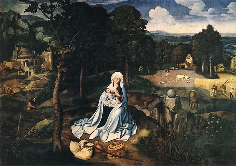 Отдых во время бегства в Египет, 1518 - 1520