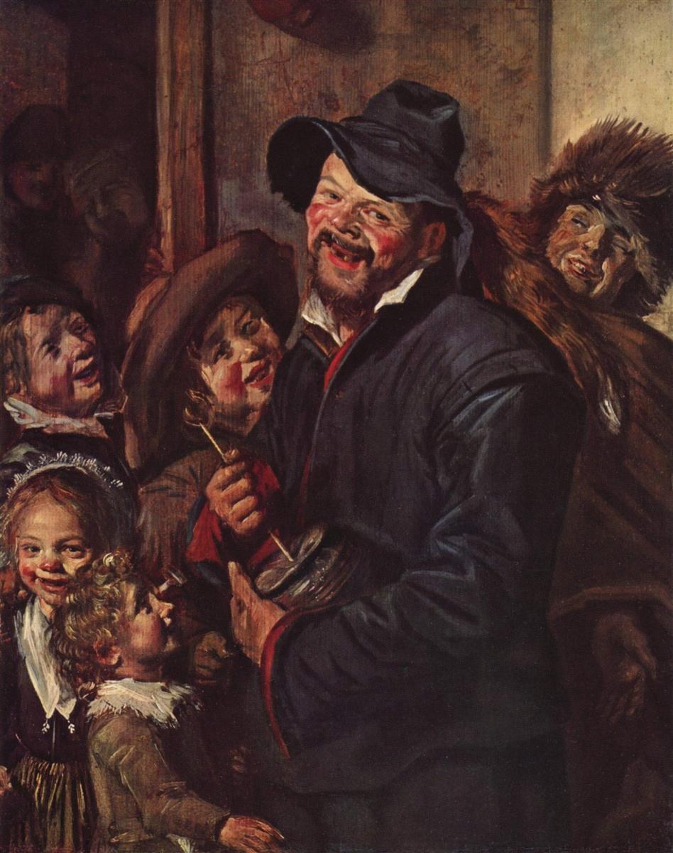 Игрок с горшком Роммеля, 1618 - Франс Хальс