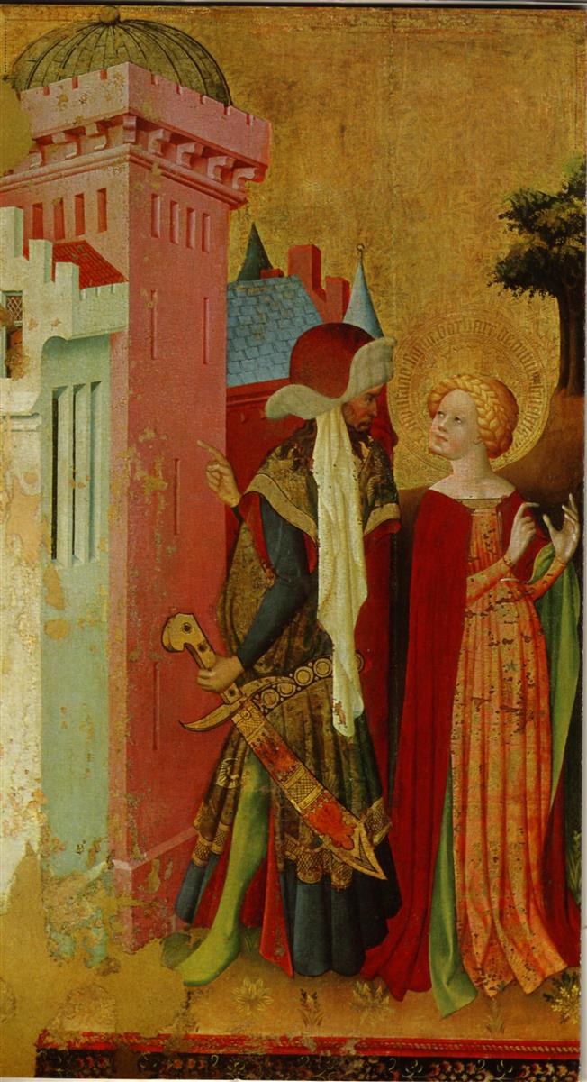 Алтарь Варвары из церкви Каланти в Финляндии, ок.1410 - ок.1415