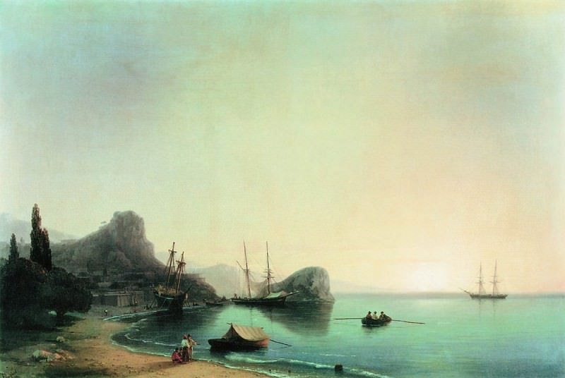 Итальянский пейзаж 1855 95х142