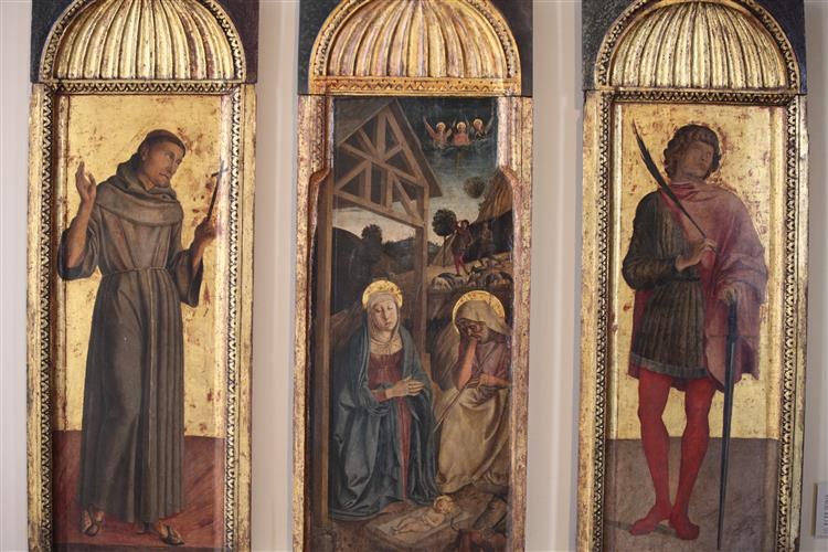 Триптих Рождества Христова (фрагмент), c.1470