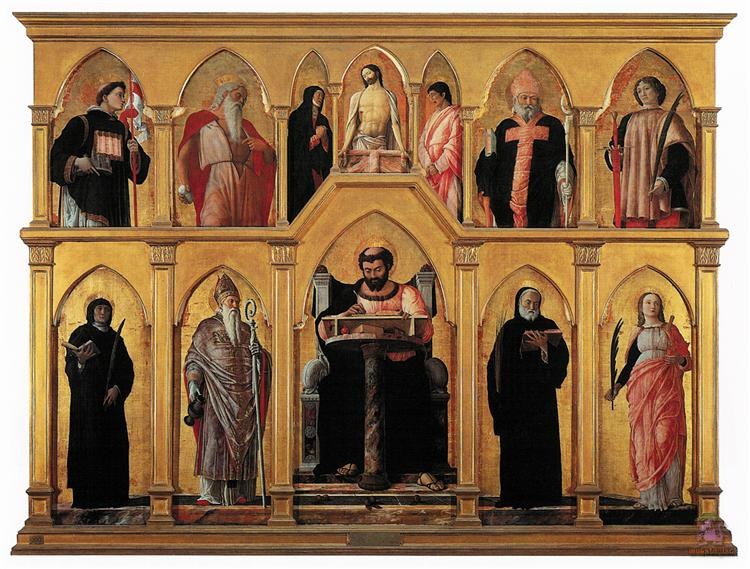 Полиптих Святого Луки, 1453 - 1455