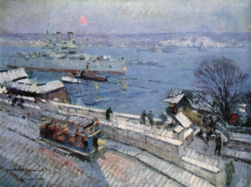 Севастополь зимой. 1916