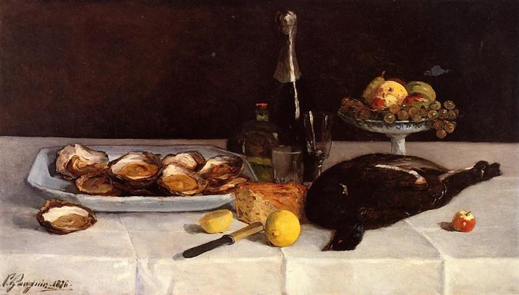 Натюрморт с устрицами, 1876