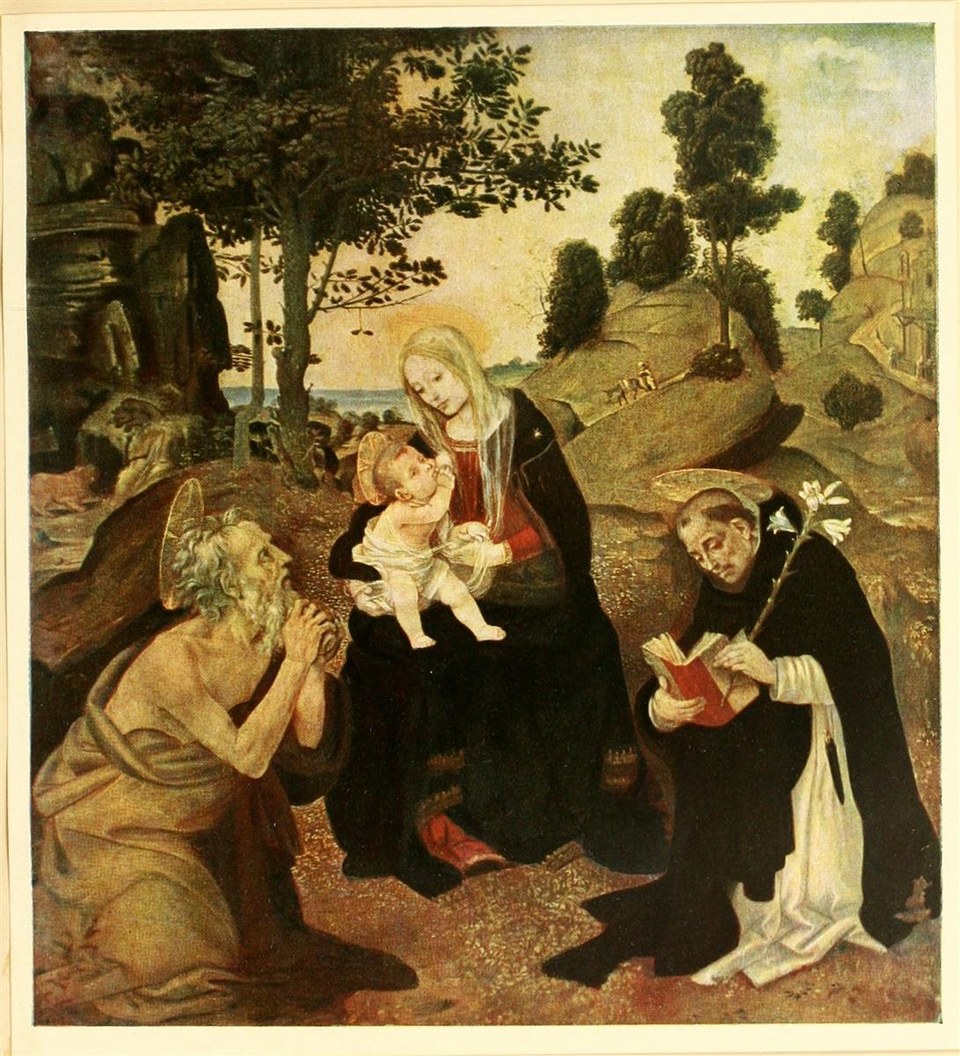 Мадонна с младенцем и святыми, 1485