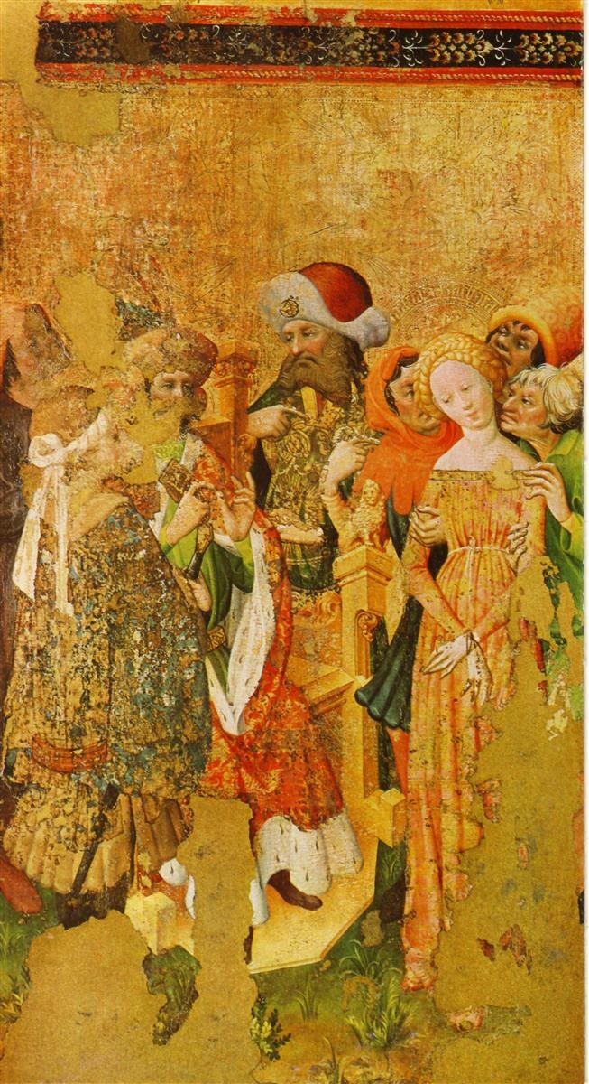 Алтарь Варвары из церкви Каланти в Финляндии, ок.1410 - ок.1415