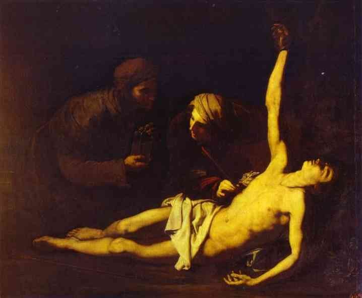 Святой Себастьян в присутствии святой Ирины, 1628 - Хусепе де Рибера