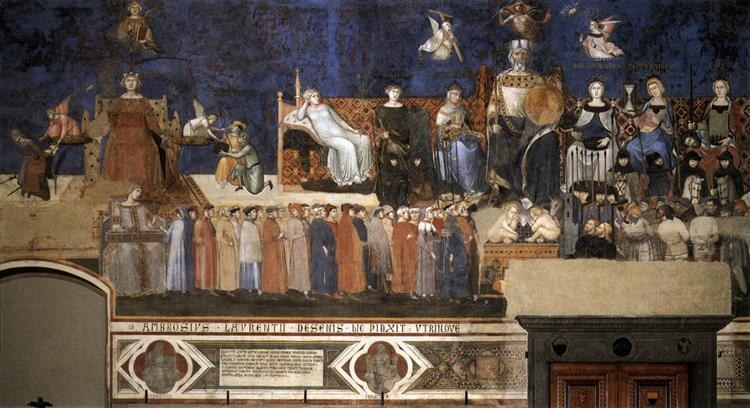 Аллегория хорошего правительства, 1340