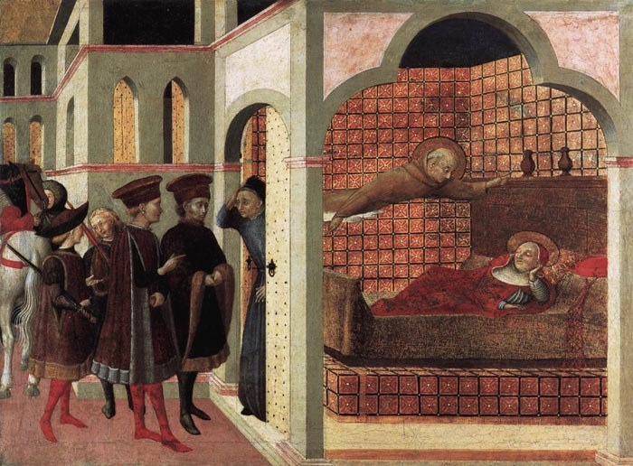 Раньери является кардиналом во сне, ок.1437 - ок.1444 - Иль Сассетта (Стефано ди Джованни)