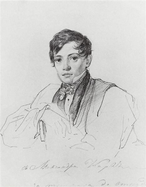 Портрет Александра Брюлова, 1826 - Карл Брюллов