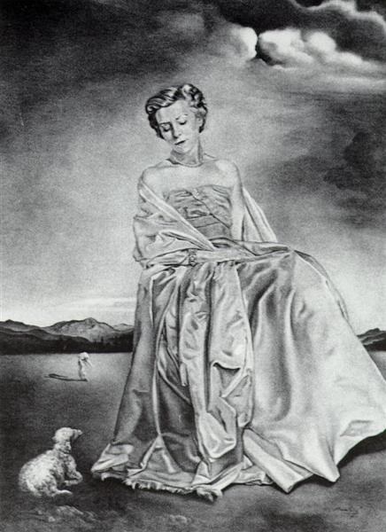 Без названия - Женский портрет, 1945