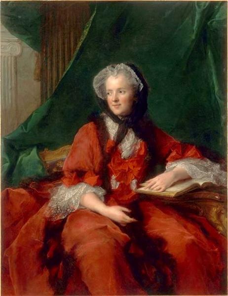 Мария Лещиньская, королева Франции, читает Библию, 1748