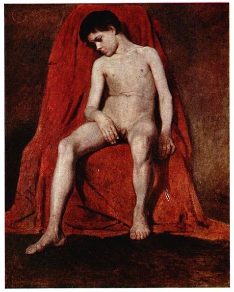 Мужская обнаженная натура, 1874 - Василий Суриков