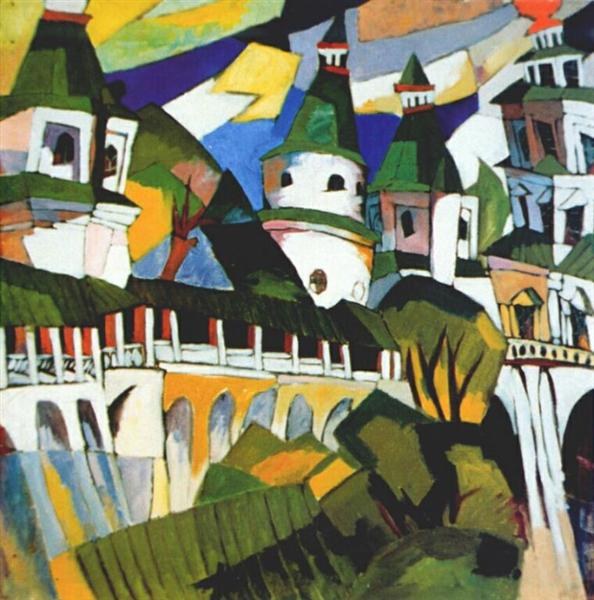 Церкви, 1916 - Аристарх Лентулов