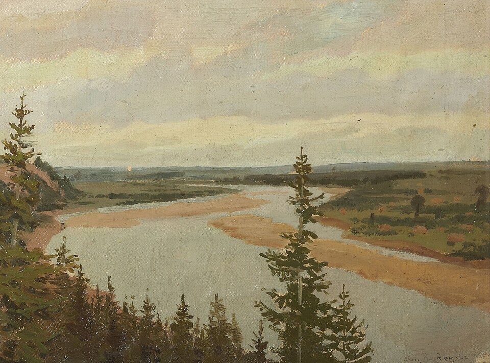 Река Вятка. Село Красное