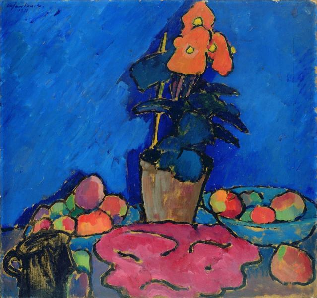 Натюрморт с бегонией, 1911