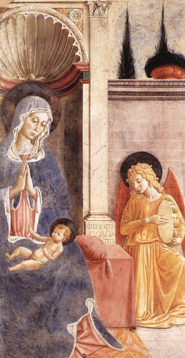 Мадонна с Младенцем (фрагмент), 1450