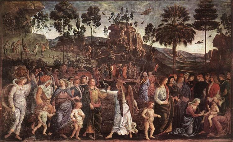 Путешествие Моисея в Египет, c.1482