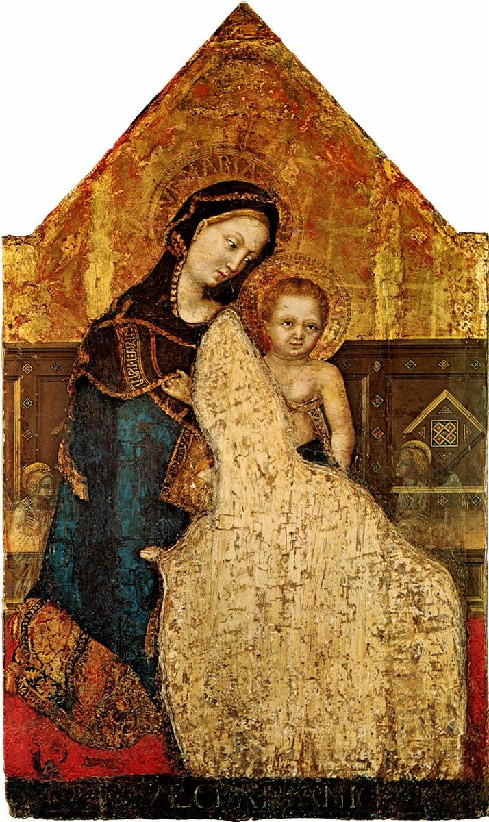 Мадонна с младенцем Джентиле да Фабриано, 1426 - 1427