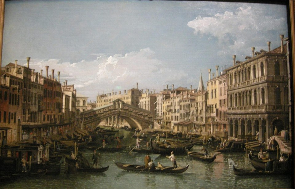 Большой канал, вид с севера, 1738